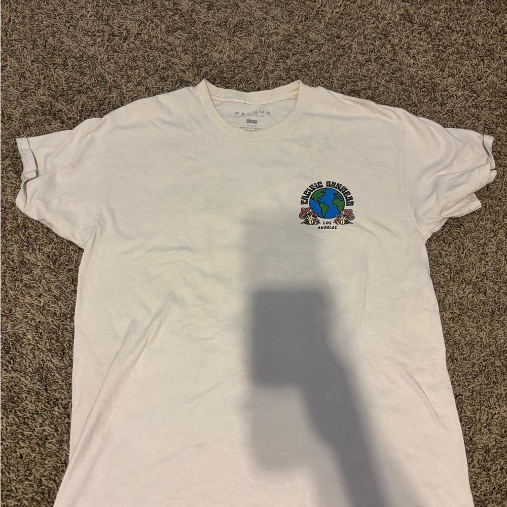 Men’s White Graphic T-Shirt